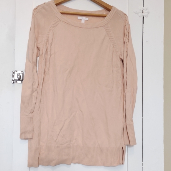 Lauren Conrad tie sleeve sweater - Picture 2 of 6